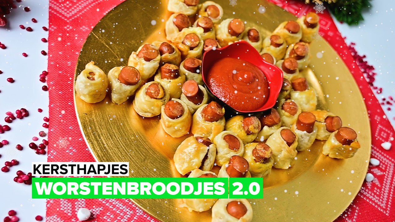 Kersthapjes: worstenbroodjes 2.0