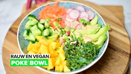Rauw en Veganistisch: Poke bowl