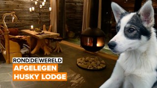 Rond de wereld: Husky lodge in Noorwegen