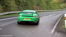 Cars Leaving Nürburgring- POWERSLIDES- 700HP M3 G80- Supercharged NSX- 570S- 300HP Abarth- i30N- S15