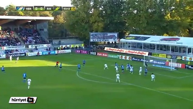 Kendi kalesine attığı golle takımı Halmstad'ı küme düşürdü