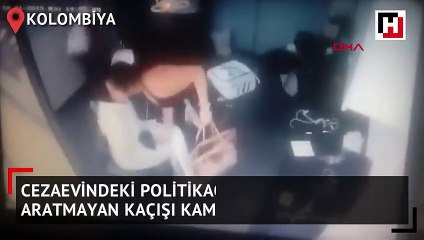 Cezaevindeki Kolombiyalı politikacıdan film gibi kaçış