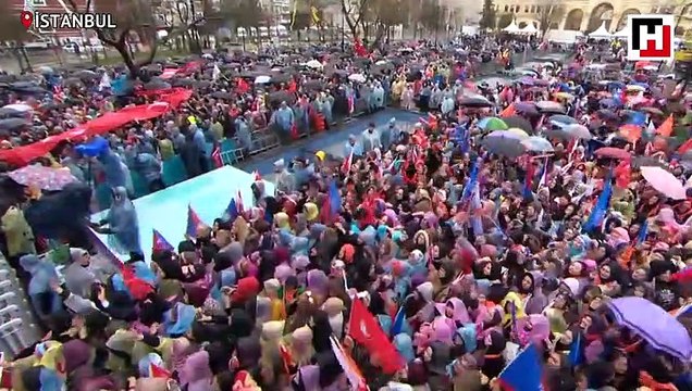 Cumhurbaşkanı Recep Tayyip Erdoğan, Büyükçekmece mitinginde konuştu