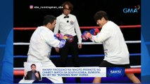 Manny Pacquiao na magpo-promote ng charity match sa South Korea, bumisita sa set ng 
