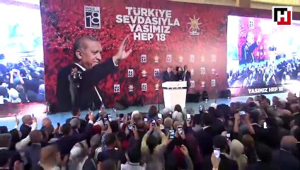 Cumhurbaşkanı Erdoğan, partisinin 18. kuruluş yıl dönümü dolayısıyla düzenlenen programa katıldı