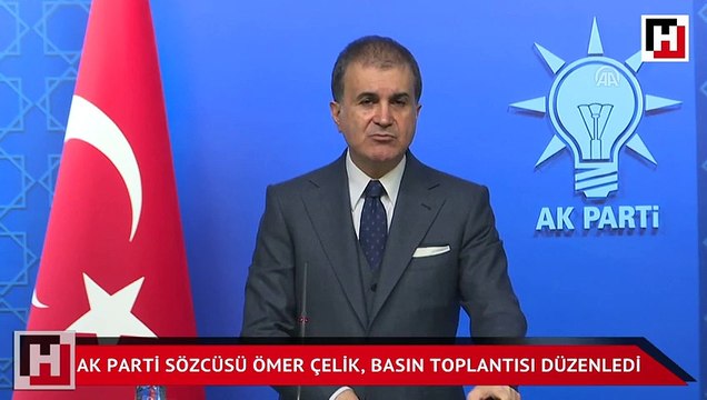 AK Parti Sözcüsü Ömer Çelik, basın toplantısı düzenledi