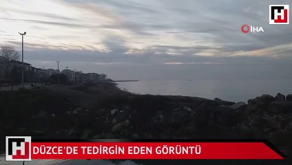 Düzce'de tedirgin eden görüntü