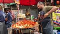 Indias Spicy Street Food Pav Bhaaji Price 1$ Per Plate #food #spicy #tasty