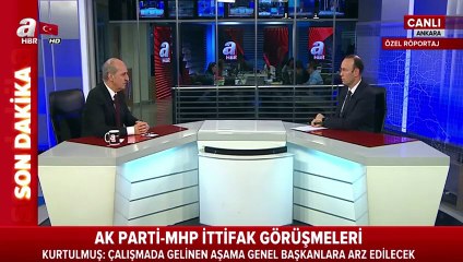 Numan Kurtulmuş: Erdoğan - Bahçeli görüşmesi her an olabilir