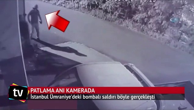 AK Parti Mahalle Teşkilatı'na bombalı saldırı anı kamerada