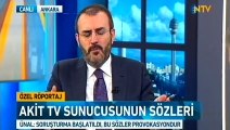AK Parti Sözcüsü Mahir Ünal'dan Akit Tv sunucusuna sert tepki