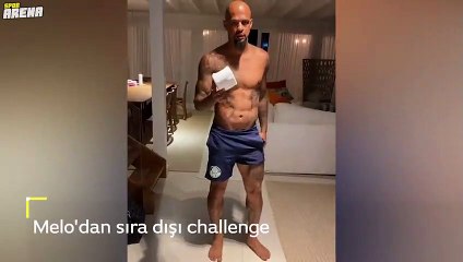 Felipe Melo karantinada bile rahat durmadı!