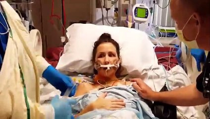 Akciğer nakli sonrası ilk defa nefes alan kadının o anları