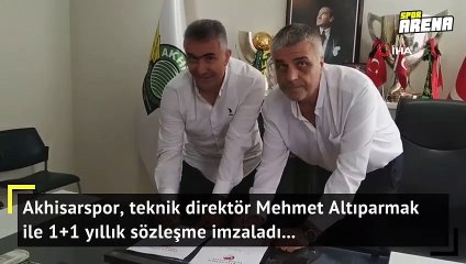 Akhisarspor'da Mehmet Altıparmak dönemi başladı