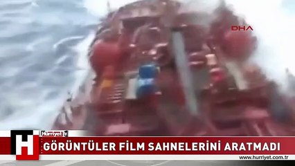 AKDENİZ'DE FIRTINAYA YAKALANMAK! HEPSİ KAPTAN KÖŞKÜNDEN ÇEKİLDİ