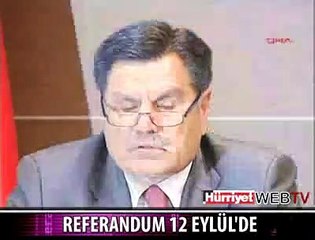 REFERANDUM 12 EYLÜL'DE