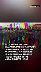 SAYA INGATKAN MASALAH GAYA HIDUP, LIFESTYLE. JANGAN SAMPAI, DI SITUASI SULIT, ADA LETUPAN-LETUPAN SOSIAL KARENA ADANYA KECEMBURUAN SOSIAL EKONOMI, HATI-HATI.