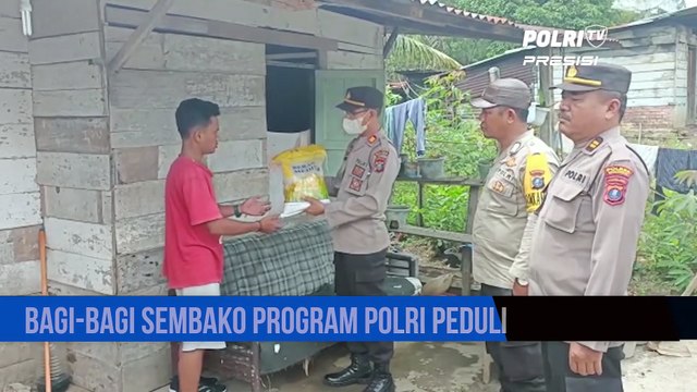 Polsek Panei Tonga Resor Simalungun Juga Bagikan Sembako Kepada Masyarakat Terdampak Penyesuaian BBM
