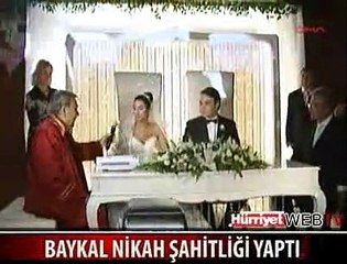 BAYKAL NİKAH ŞAHİTLİĞİ YAPTI