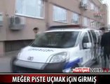 PİSTE GİREN GENÇ ORTALIĞI KARIŞTIRDI