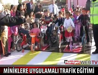 MİNİK ÖĞRENCİLERE TRAFİK EĞİTİMİ