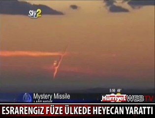 ESRARENGİZ FÜZE PANİK YARATTI