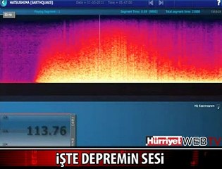 İŞTE DEPREMİN SESİ