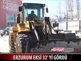 ERZURUM REKOR KIRDI: -32