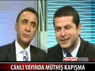 CANLI YAYINDA BÖYLE "KAPIŞTILAR"