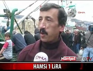 HAMSİ 1 LİRA OLUNCA