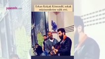 Erkan Kolçak Köstendil sokak müzisyenlerine eşlik etti! Sesiyle kendisine hayran bıraktı