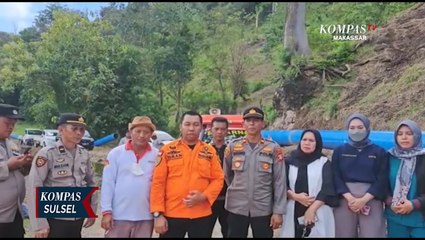 Tim SAR Temukan Potongan Tubuh Korban Longsor di Loka