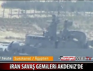 İRAN SAVAŞ GEMİLERİ AKDENİZ'DE