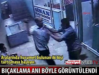 BIÇAKLAMA ANI KAMERADA