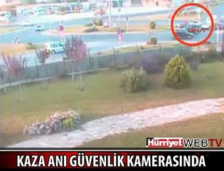 KAZA ANI BÖYLE GÖRÜNTÜLENDİ