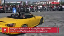 Modifiyeli araç tutkunları Malatya'da bir araya geldi