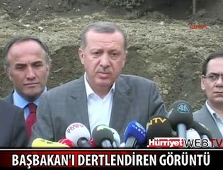 BAŞBAKAN'I DERTLENDİREN GÖRÜNTÜ