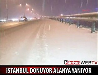 İSTANBUL KIŞI ALANYA YAZI YAŞIYOR