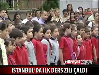İLK DERS ZİLİ ÇALDI