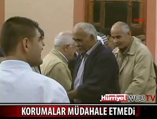 CEMİL ÇİCEK'İN YANINDA SİLAH SESLERİ