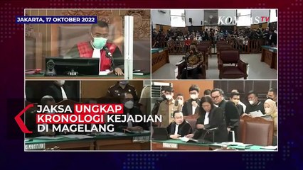 [Full] Dakwaan JPU pada Ferdy Sambo Terkait Peristiwa di Magelang