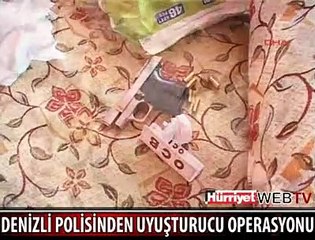 DENİZLİ POLİSİNDEN UYUŞTURUCU OPERASYONU