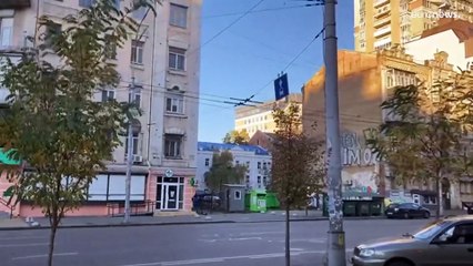 Rusia  ataca el centro de Kiev con drones iraníes en la madrugada del lunes