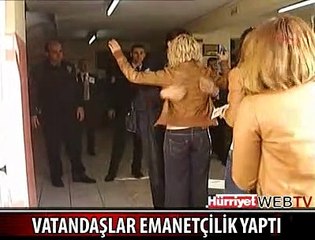 ADAYLAR EŞYALARINI VERMEK İSTEMEDİ