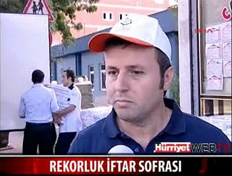 DÜNYANIN EN UZUN İFTAR SOFRASI