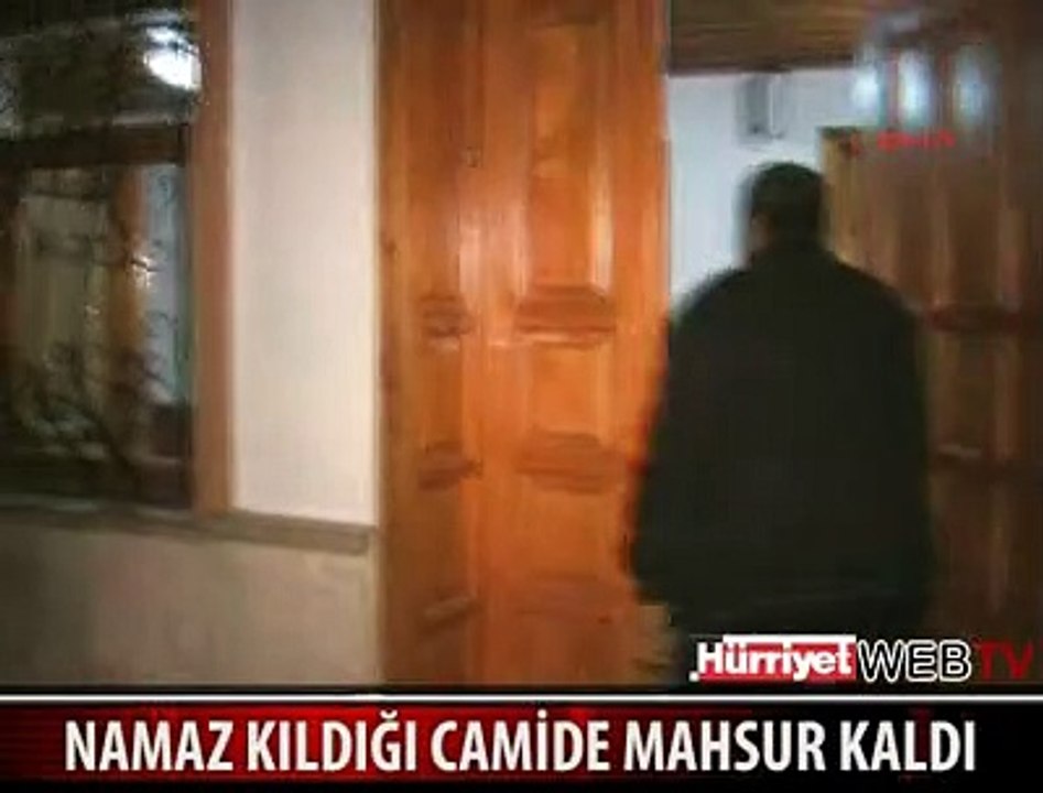 CAMİDE MAHSUR KALDI