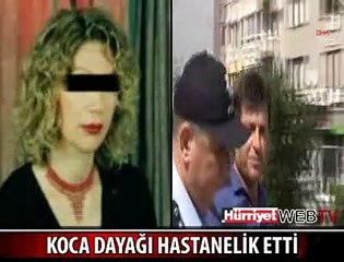 EŞİNİ DÖVE DÖVE HASTANELİK ETTİ