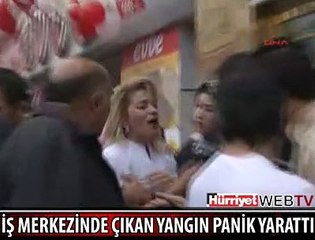 MALTEPE'DE YANGIN PANİĞİ