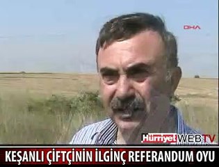 TARLASINA 3 HİLALLİ 'HAYIR' YAZDI