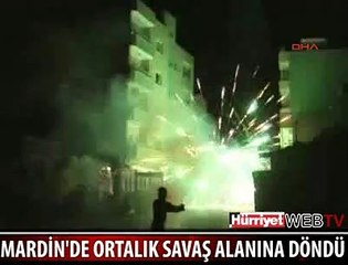 NUSAYBİN SAVAŞ ALANINA DÖNDÜ